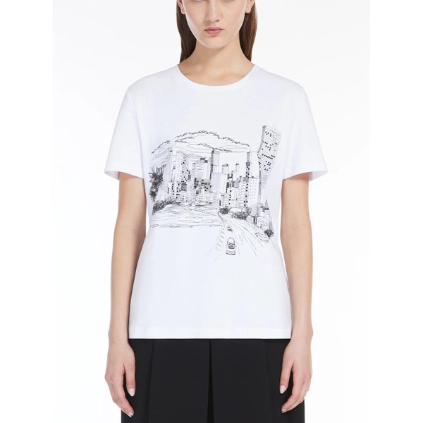 Graphic Print Cotton T-shirt