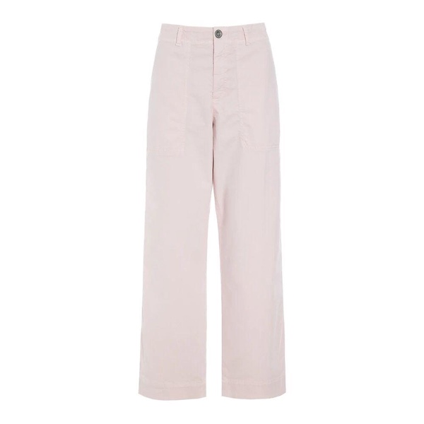 Pale Pink Straight Leg Trousers