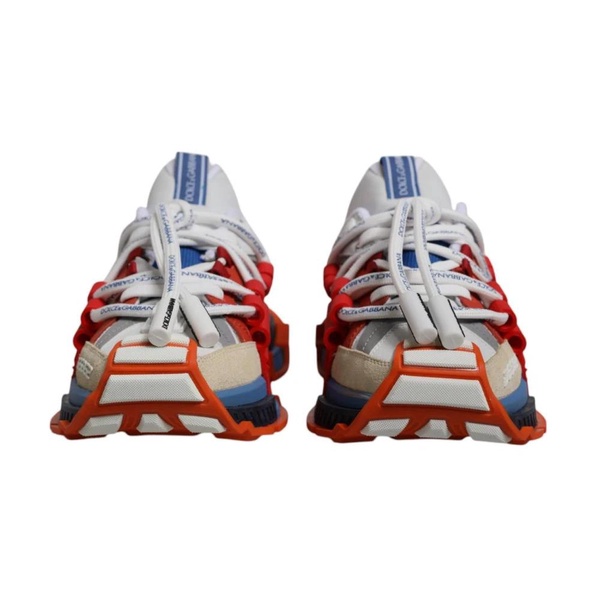 Multicolor Paneled Space Men Sneakers
