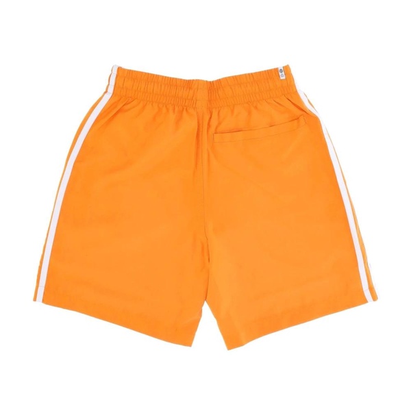 Orange 3-Stripes Swim Shorts