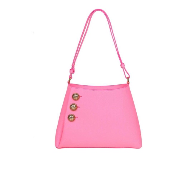 Emblème Coin-button Leather Shoulder Bag