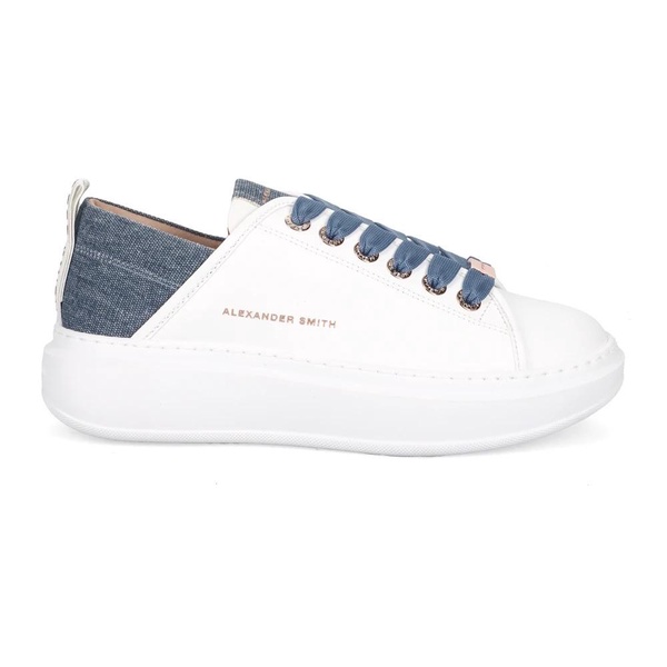 Wembley White Denim Sneakers