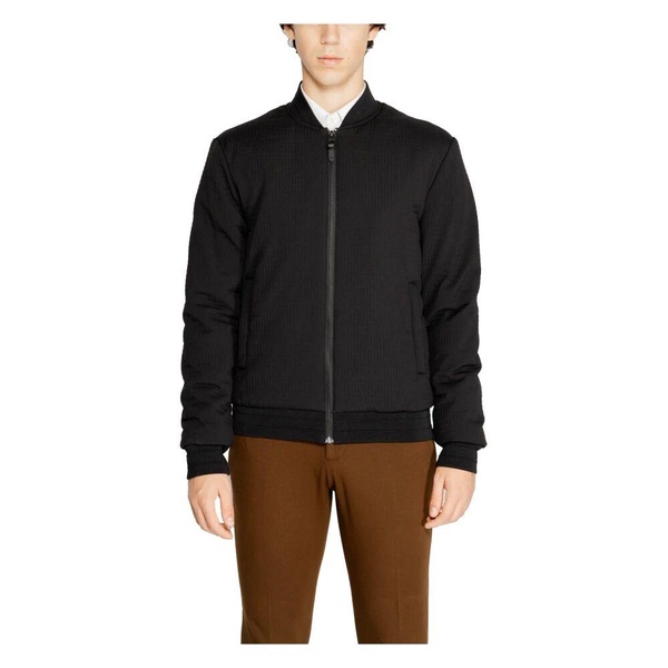 Black Zip-Up Jacket for Men