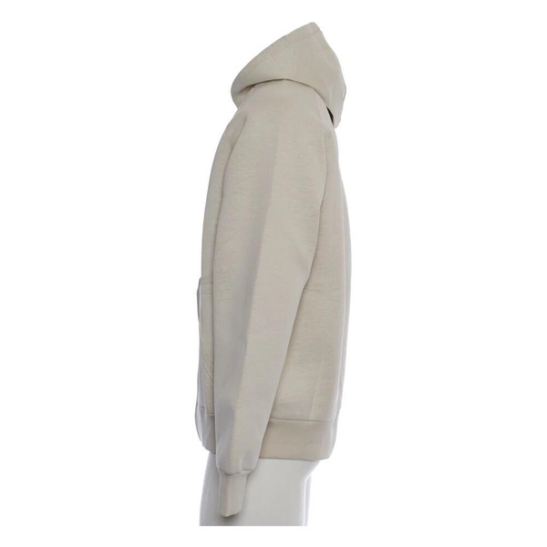 Cream Neoprene Jacket Stylish Zip Closure