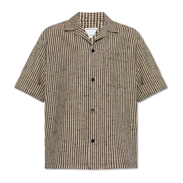 Shirt with check pattern