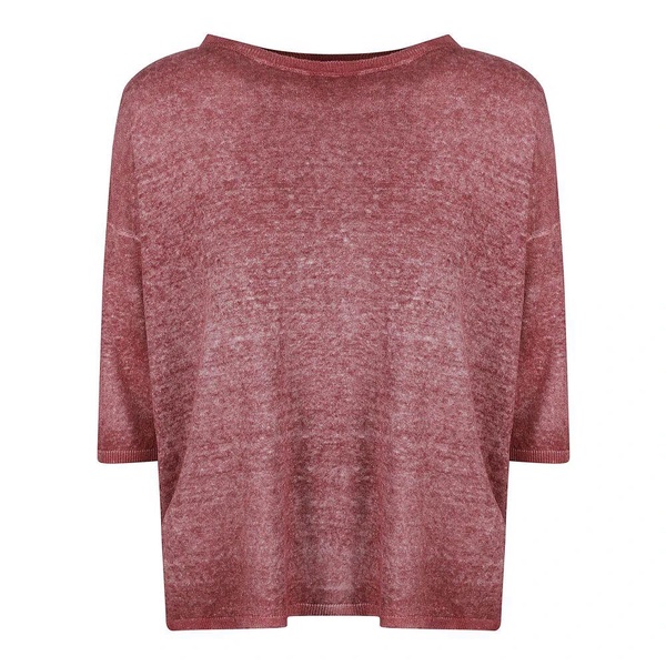 Linen Cotton T-shirts and Polos Bordeaux