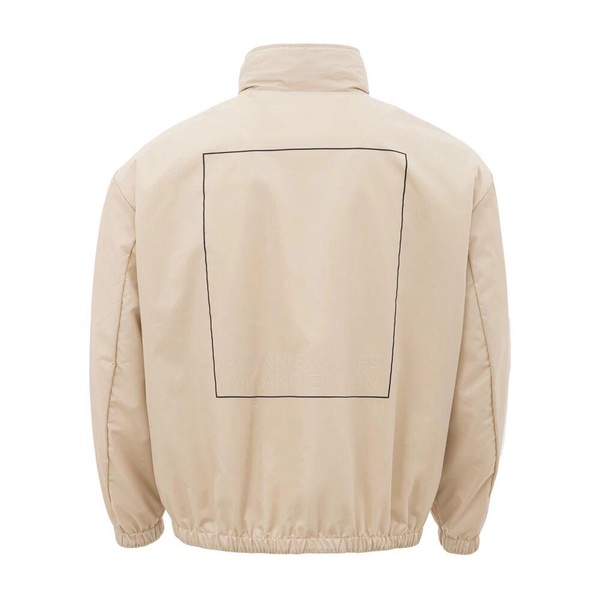Armani Exchange Beige Polyamide Essential Jacket