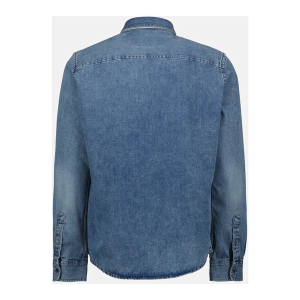 Blue Washed Cotton Shirt