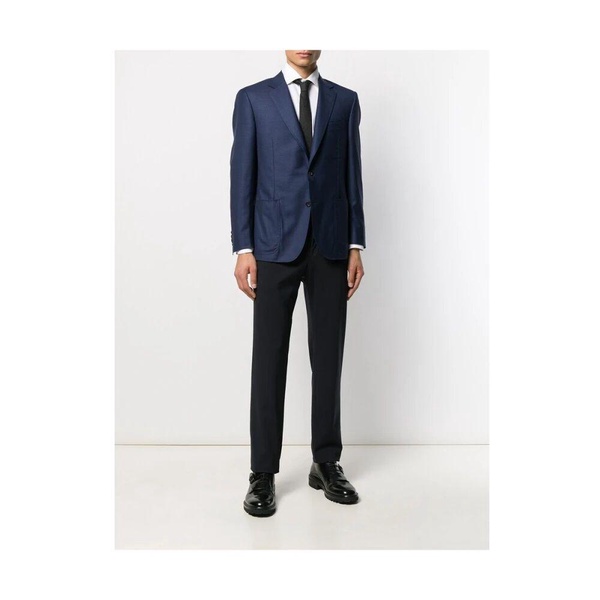 Navy Blue Wool Blazer