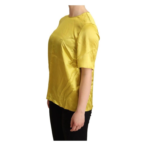 Elegant Silk Blouse - Yellow