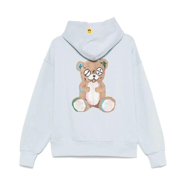 Clear Blue Hoodie with Print
