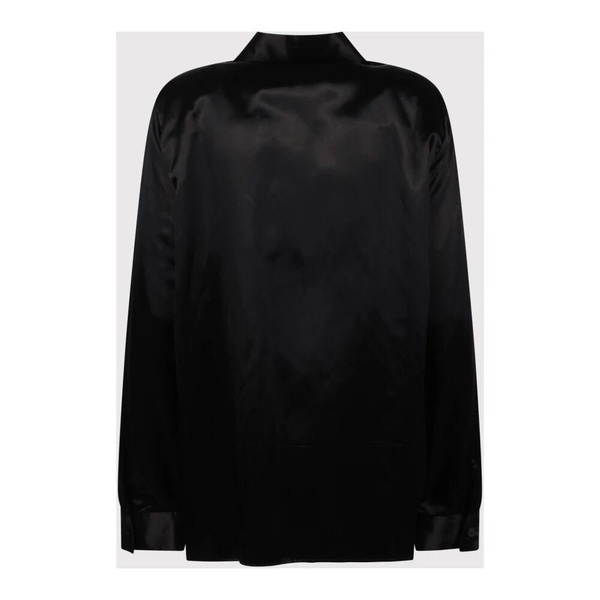 Satin Box-Pressed Shirt
