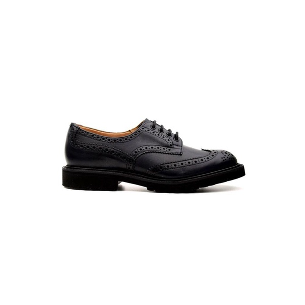 Navy Haas Flat Shoes