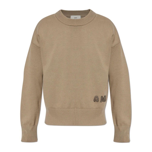 Sweater with embroidered logo