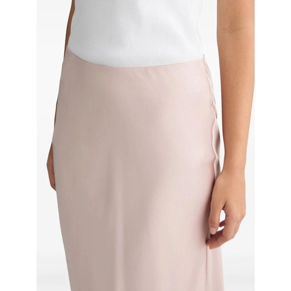 Pink Satin Skirt