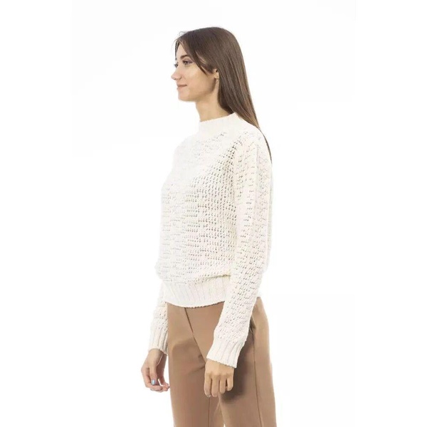 Cozy Ivory Mock Neck Sweater