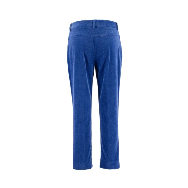 Garment Dyed Cotton Velvet Trousers