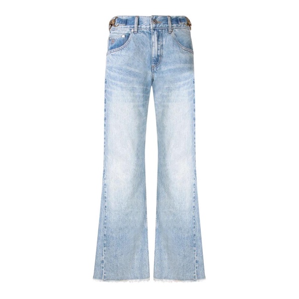 Gold Chain Bootcut Jeans