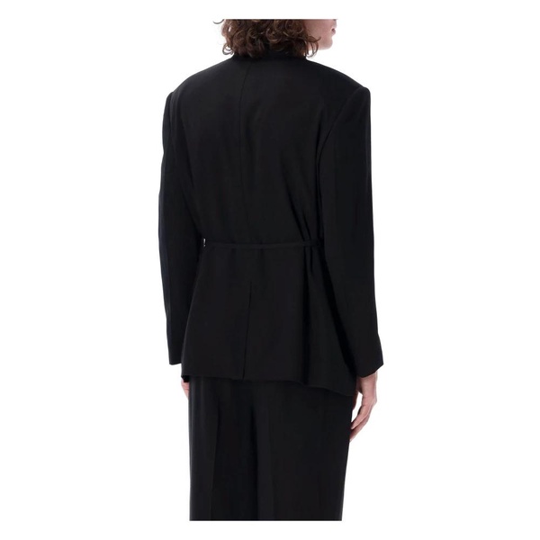 Black Wool Blazer Jacket for Men