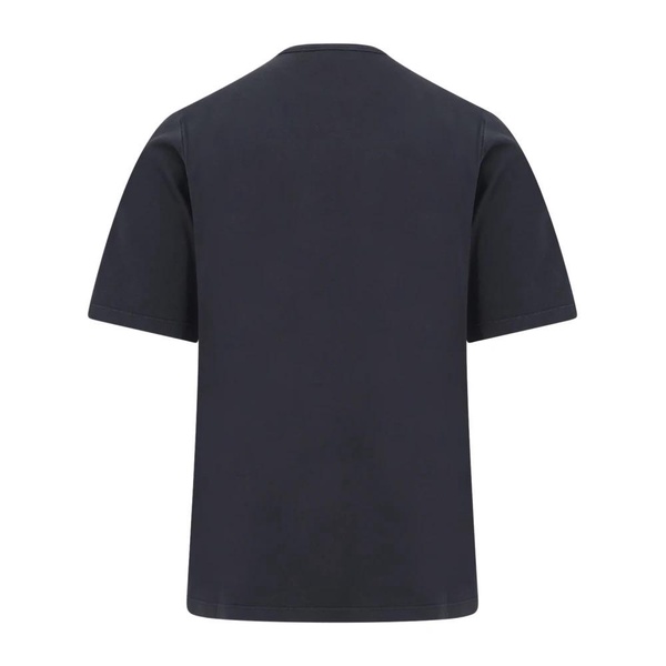 Embroidered Cotton T-shirt with Logo