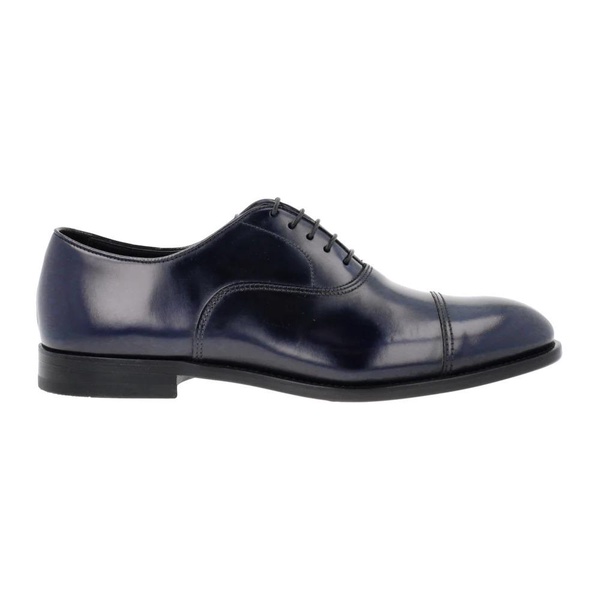 Smooth Leather Lace-Up Shoes