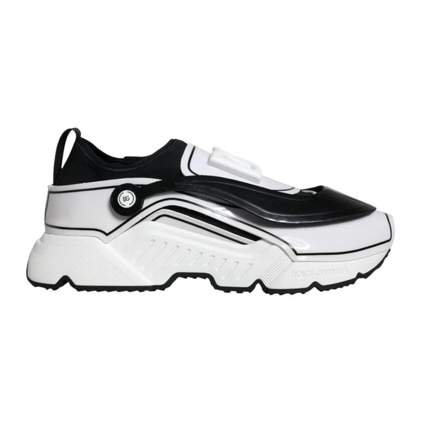 Chunky Sole Leather Sneakers