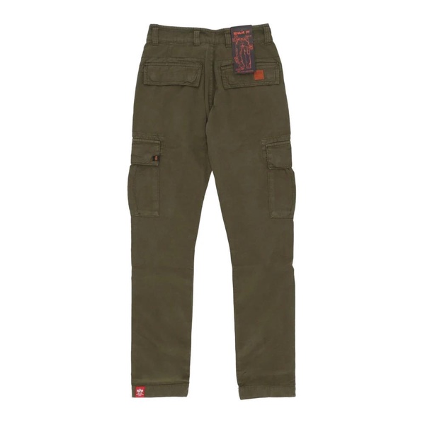 Dark Olive Cargo Trousers Men