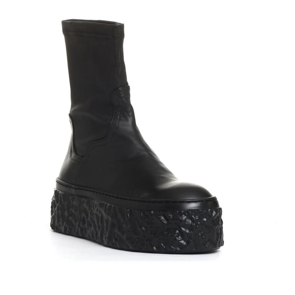Black Elasticated Ankle Boot