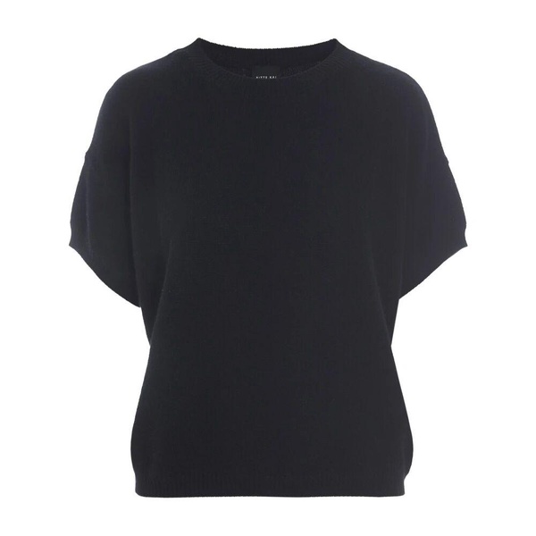 Cloud Cashmere Black Blouse