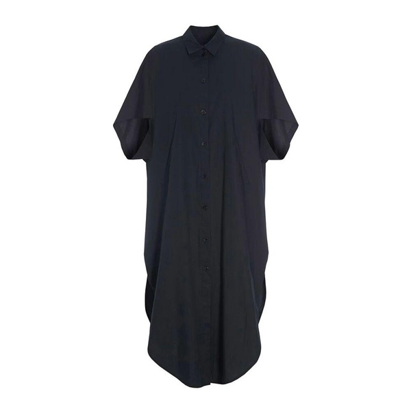 Black Kaftan Dress with Kimono Sleeves