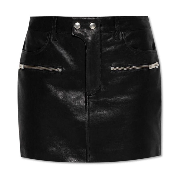 Leather skirt ‘Steel’
