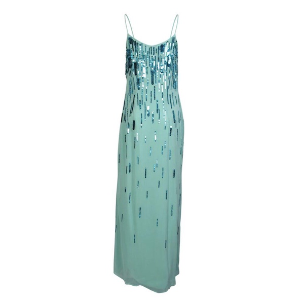 Amens embroidered sequin long dress