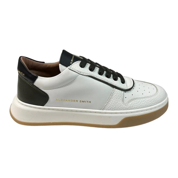 White Green Sneaker with Pelle Style