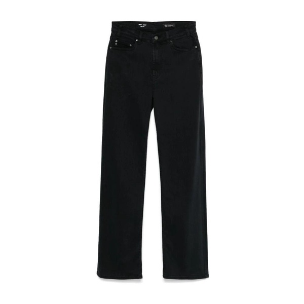 Black Wide Leg Denim Jeans