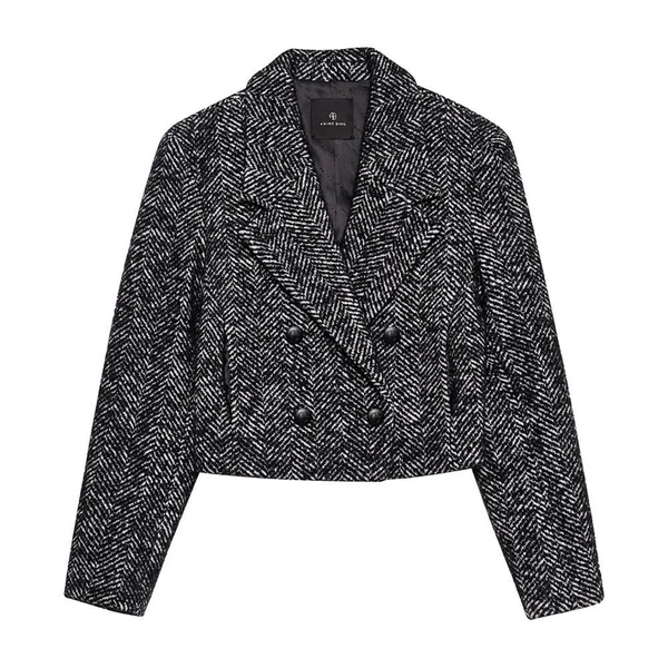 Vienna Blazer Black White Check