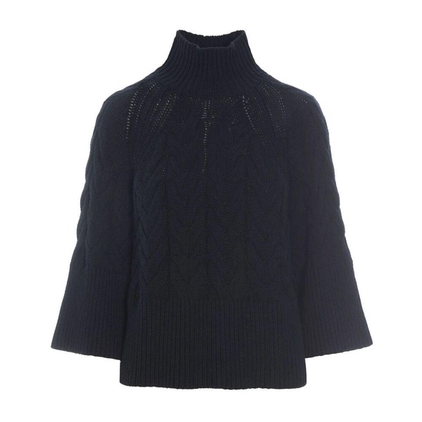 Black Cable Knit Sweater