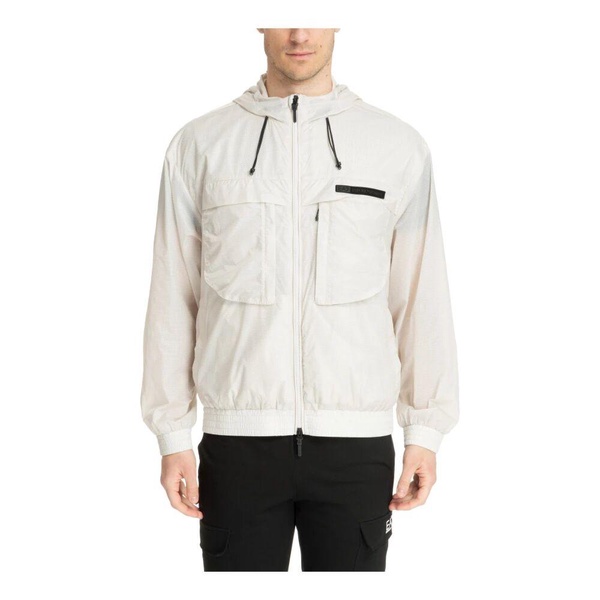 Hooded Zip Jacket with Logo