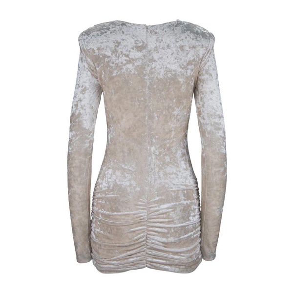 Short Dress with Zipper and Hook