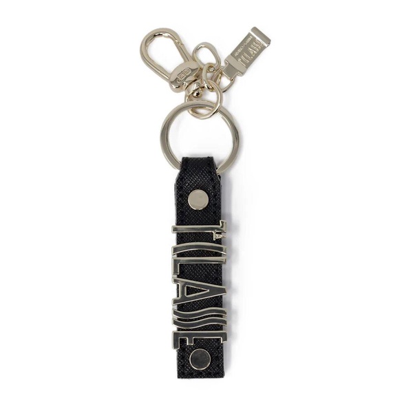 Black Leather Keychain