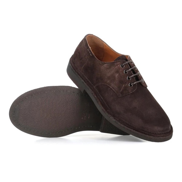 Dark Brown Flat Shoes Round Toe