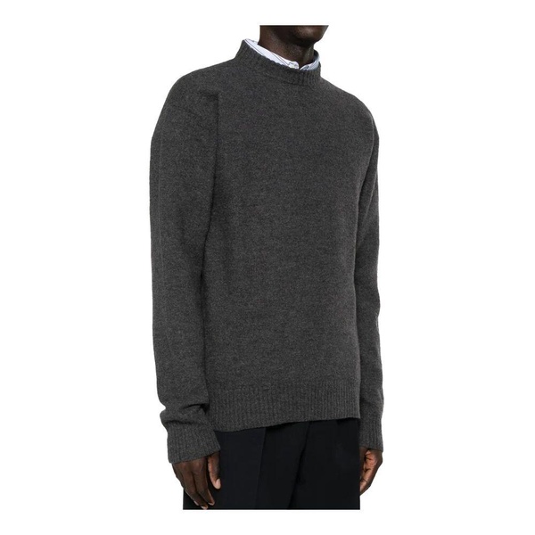 Wool Crew Neck Sweater Men