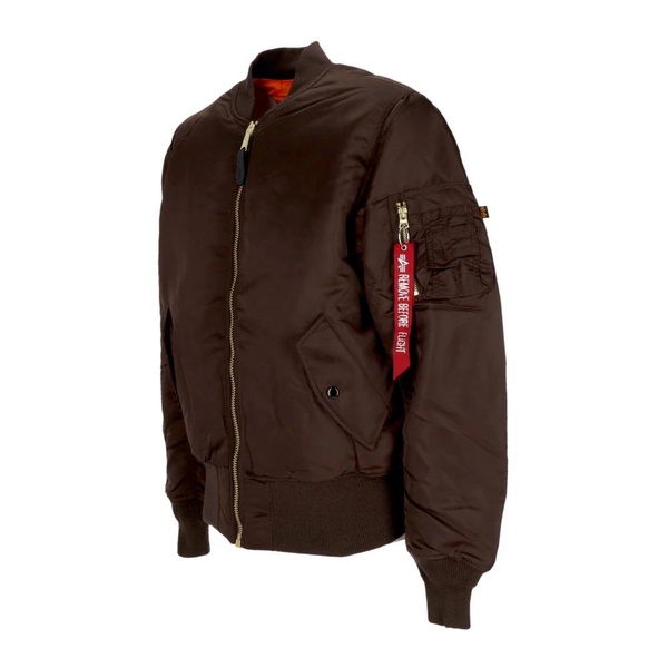 Hunter Brown Bomber Jacket Man AI MA-1