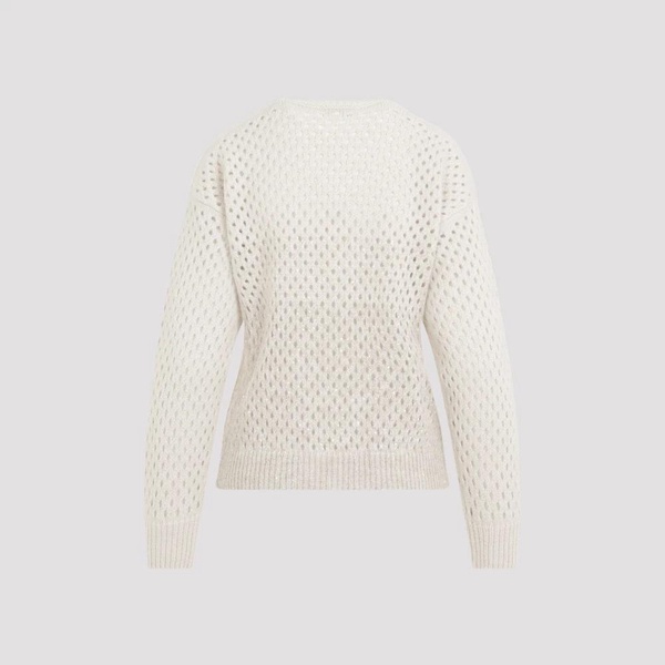 Alpaca Blend Round-Neck Knitwear