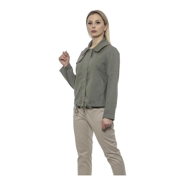 Stylish Blazer with Zip and Button
