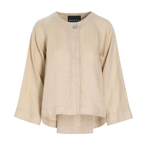 Elegant Linen Jacket A-Formed Style
