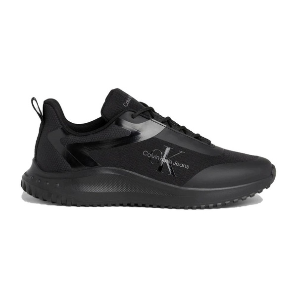 Black Lace Mix Sneakers for Men