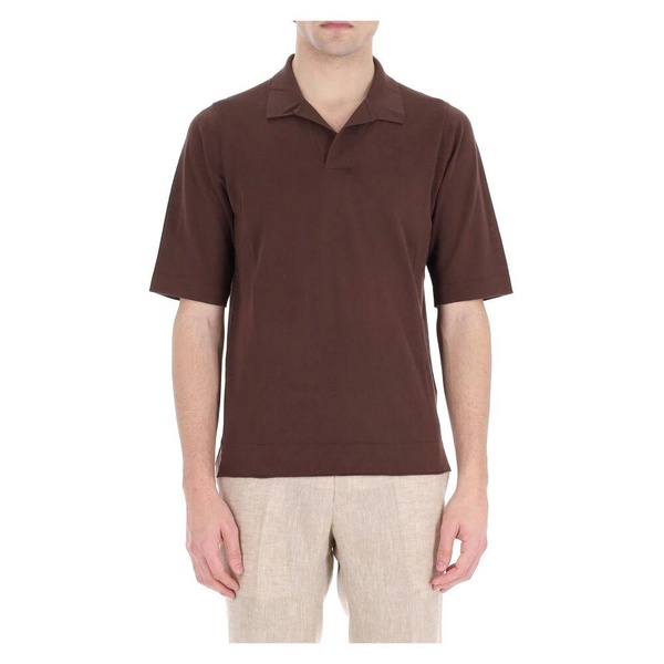 Brown Polo Shirt Cotton Stylish