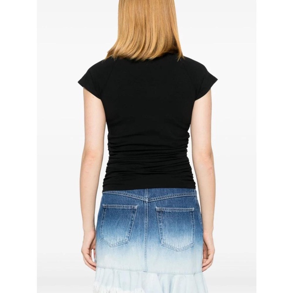 Black Monogram Rhinestone Tee