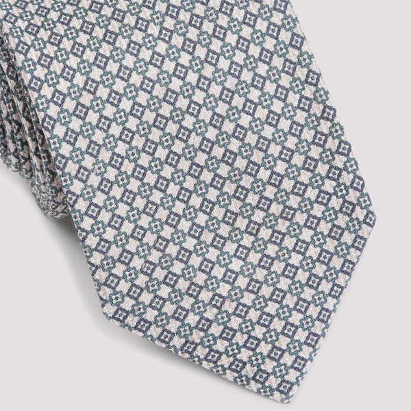 Navy Blue Silk Tie