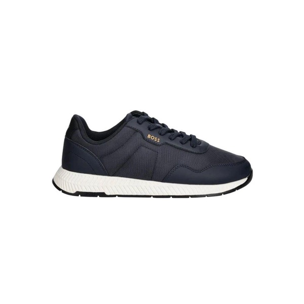 Titanium Runner Sneakers with Rubber Sole